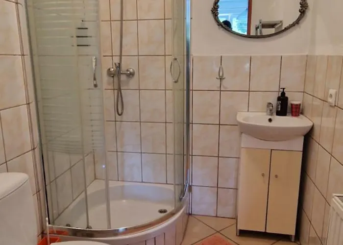 아파트 Przy Stawach Apartamenty&agroturystyka 포비에드나